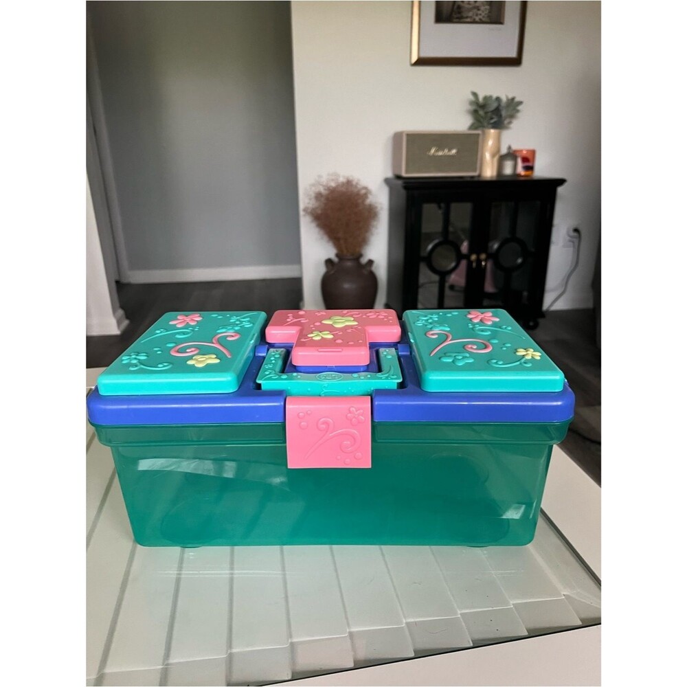 Littlest Pet Shop Tackle Box Toy Storage Carry Case